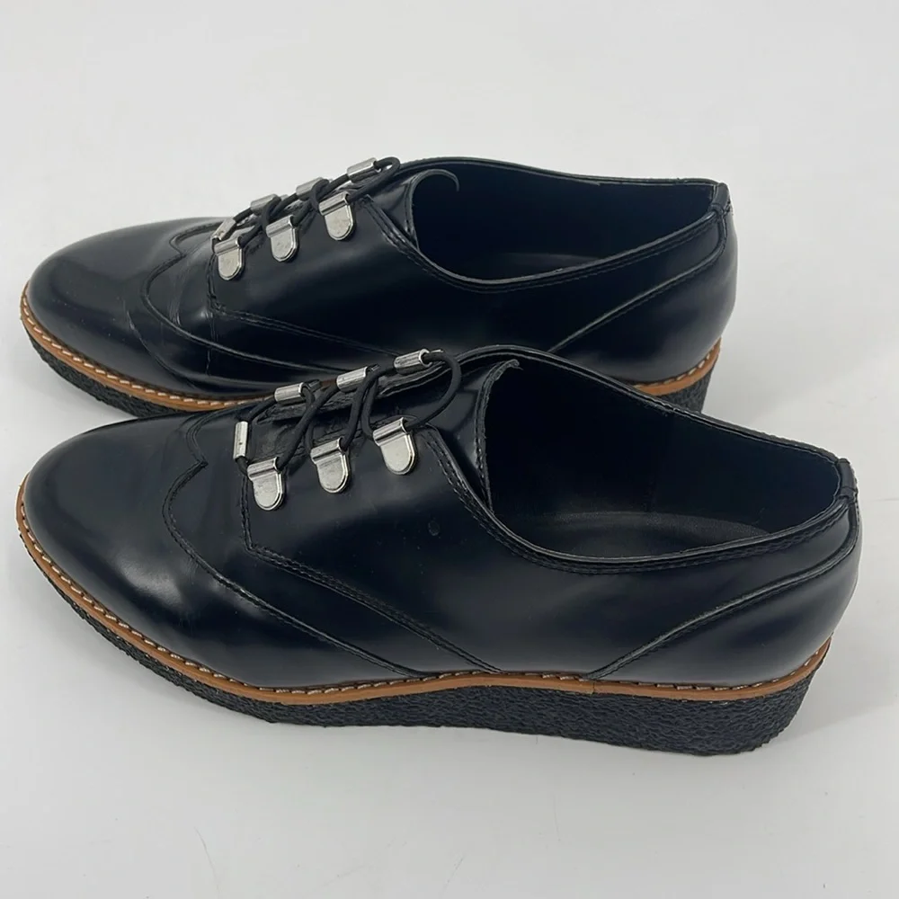 REBECCA MINKOFF WOMENS PLATFORM SHOES , SZ 8.5M. VERY GOOD CONDITION, PR…